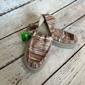 Casual Striped Womens Shoes